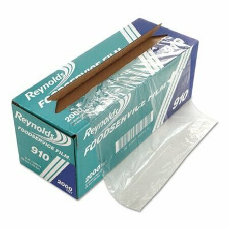 ALCOA REYNOLDS Reynolds, PVC FILM ROLL WITH CUTTER BOX, 12in X 2000 FT, CLEAR 910